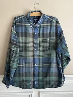 Camisa vintage Catalina a cuadros manga larga abotonada XL 0324 Foto 1 de 4