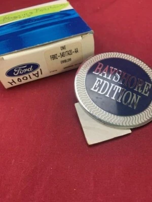 Mercury Grand Marquis Emblem BAYSHORE EDITION 1996 OEM  - Image 1 of 3