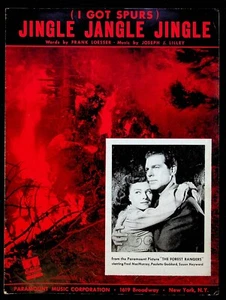 1942 The Forest Rangers Fred MacMurray Jingle Jangle Movie Tie-in Sheet Music - Picture 1 of 3