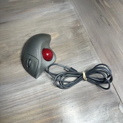 Logitech Trackman Wheel Trackball Mouse T-BB18 - P/N 804360-1000 - Tested Works - Image 1 of 4