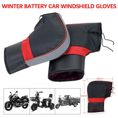 ALPINESTARS 1 Paar Wasserdichte Motorrad-Lenkerhandschuhe Hand Muffs Winter Roller Wärmer DE