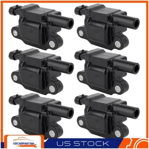 6*Ignition Coils For Cadillac CTS Escalade Chevrolet Tahoe GMC Yukon 6.2L - Foto 1 di 8