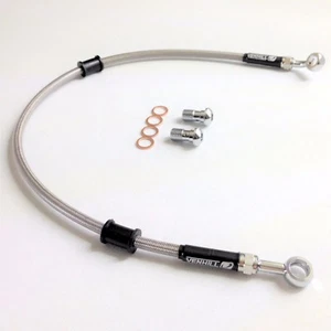 HONDA NS400R 1986 VENHILL s/steel braided brake lines hose REAR - Picture 1 of 3