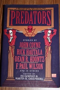 Predators by Rick Hautala, John Coyne, Dean Koontz and F. Paul Wilson PB 1993 FP - Foto 1 di 1