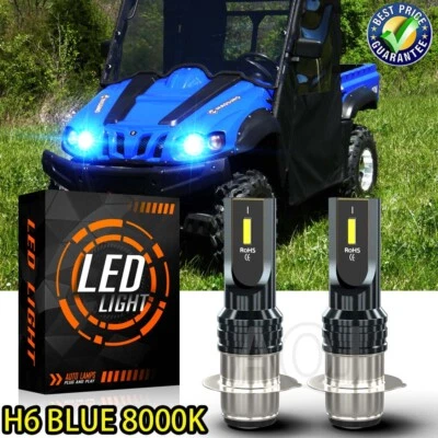 2x blue led Headlight FOR UTV 500 700 HiSun Massimo Bennche MSU TSC HS Husaberg - Image 1 of 4