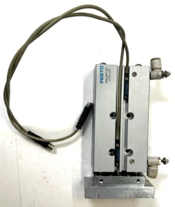FESTO DFM-12-80-P-A-KF GUIDED DBL ACTING SINGLE ENDED PNEUMATIC LINEAR ACTUATOR - Picture 1 of 7