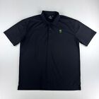 Official Monster Energy Drink Logo Black Short Sleeve Polo Shirt Top Mens XL
