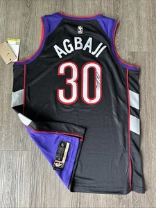 Ochai Agbaji Toronto Raptors Autograph Signed Jersey! Psa Coa  - Picture 1 of 3