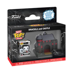 Funko Bitty Pop! Towns Dracula and Castle Dracula - Picture 1 of 5