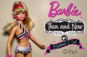 50th Anniversary 1959-2009 Then and Now Badeanzug Barbie Puppe UNGEÖFFNETE BOX - Bild 1 von 10