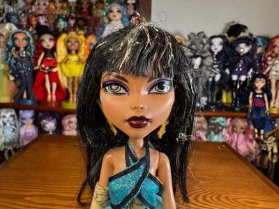 Boneca Monster High Cleo de Nile G1 Vintage boa para restauração - Imagem 1 de 4