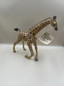 Vintage 1992 Vanishing Wild raro adulto femmina reticolato giraffa safari limitato - Foto 1 di 6