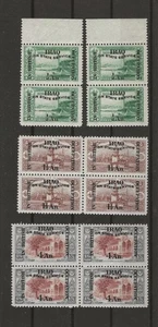 MESOPOTAMIAN # NO3, 6 Blocks 4 + NO1, 2 Pairs - MNH -British Occupation -CV.$560 - Picture 1 of 2