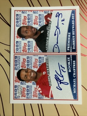 2009 Topps дебютант премьера M. Crabtree / Heyward / Maclin / Harvin RC автограф - Изображение 1 из 4