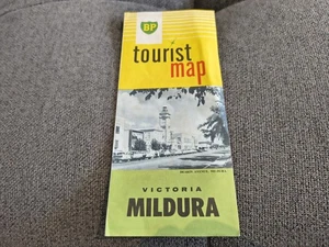 BP Tourist Map Mildura Victoria Vintage Folded map - Picture 1 of 4