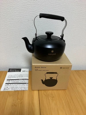 Tetera Snow Peak Clásica 0.7L Negro Mate Punto Hervidor Regalo Japón Nueva Foto 1 de 4