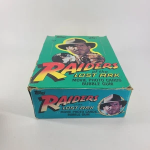 Raiders Of The Lost Ark Movie Photo Cards Full Box Of 36 Unopened Packs - Picture 1 of 5