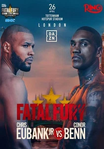 CHRIS EUBANK JR vs. CONOR BENN Fatal Fury 2025 London Tottenham Stadium Boxing - Picture 1 of 6