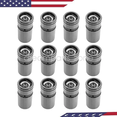 12 PCS Hydraulic Lifters For 1987-2006 Jeep Wrangler Cherokee 4.0L 4.2L L6 OHV - Image 1 of 4