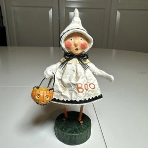 Lori Mitchell Halloween Statuina "Little Boo Girl" Vestito Fantasma 6" Alto (2505#2) - Foto 1 di 10