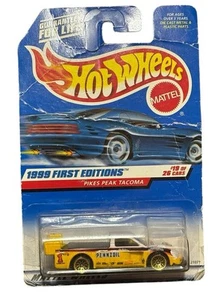 1998 Hot Wheels Pikes Peak Tacoma 1st Editions Pennzoil Truck 19/26 Gold #924 - Picture 1 of 9