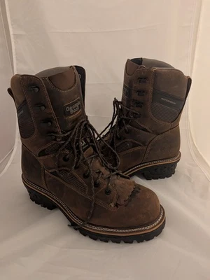 Georgia Boot LTX Logger 9" Punta Compuesta Aislada Impermeable Bota de Trabajo 12M Foto 1 de 4