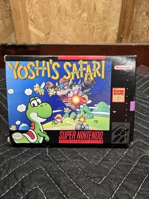 Yoshi’s Safari SNES Complete In Box (CIB) Authentic *Tested* - Image 1 of 4