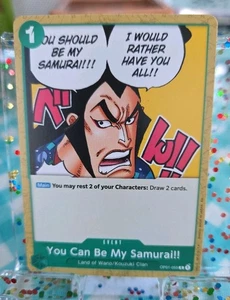 You Can Be My Samurai!! OP01-055 C - One Piece Card Game - English - Picture 1 of 2