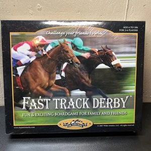 Juego de mesa de carreras de caballos Fast Track Derby juego familiar noche Wilds Artistics 2007 - Imagen 1 de 5