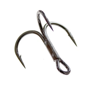 Gamakatsu Magic Eye Treble Short Shank Round Bend Black - Picture 1 of 1
