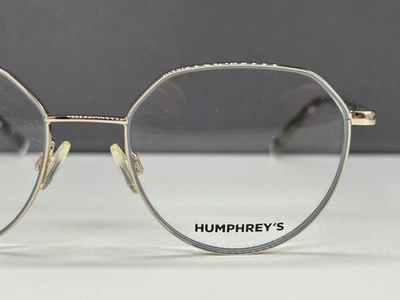 Pantalón Humphrey Monturas de Gafas Mujer Redondo Gris Dorado Marrón Corona 582355 Foto 1 de 4