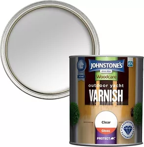 Johnstone'S Woodcare Outdoor Yacht Varnish - Clear 750ml - Picture 1 of 7