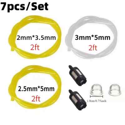 Primer Bulb Carburettor Oil, 22 mm And 19mm Primer Bulb Petrol, Fuel Pump, Carburettor Primer Piston, for Mower Blower, Grass Trimmer, Trimmer, Chainsaw, Cutter, Hedge
