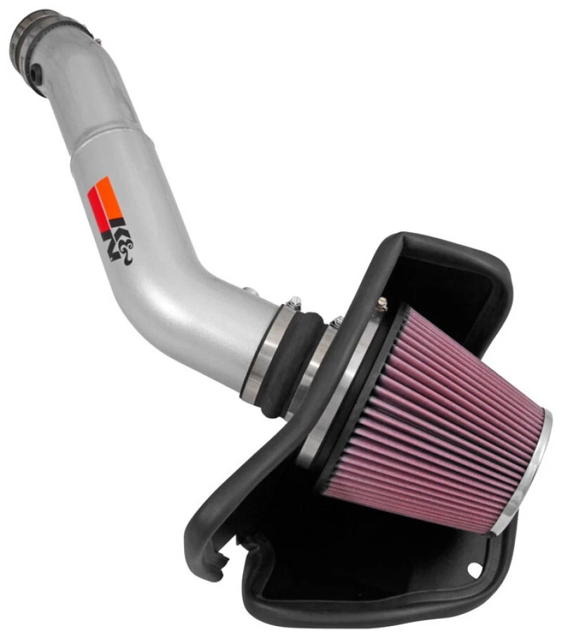 K&N COLD AIR INTAKE - 77 SERIES SILVER FOR Jeep Grand Cherokee 3.6L 2016-2021 — 第 1/4 张图片