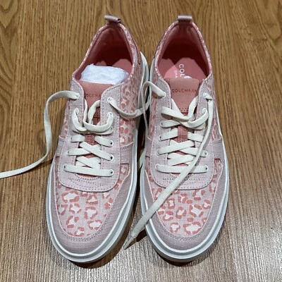 Cole Haan Women's Grandpro Rally Canvas Court Sneaker Peach Whip - Image 1 of 4