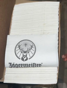 Servilletas de barra Jagermeister (caja de 200) nuevas - Imagen 1 de 3