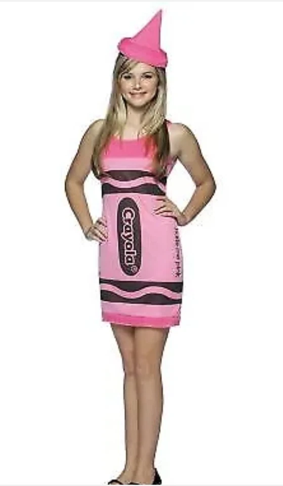 Rasta Imposta Tickle Me 粉色青少年蜡笔背心裙尺寸 13-15 青少年 (BB) — 第 1/1 张图片