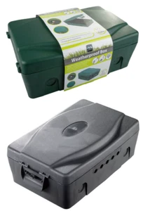 Caja eléctrica resistente a la intemperie para exteriores - Masterplug WBX WBXG grande verde o gris - Imagen 1 de 37