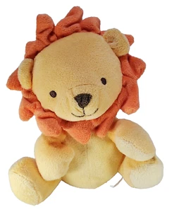 Fisher Price Lion Snuggamonkey Plush Baby Toy Yellow W/Orange 7” Stuffed Animal - Picture 1 of 10