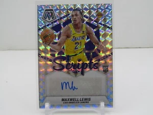 Maxwell Lewis 2023-24 Mosaic Scripts Rookie RC Autograph Auto! LAKERS!! - Bild 1 von 2