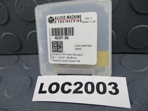 AMEC ALLIED MACHINE ( 36MM 1.4173 ) 453T-36 SPADE DRILL INSERT COBALT LOC2003 - Picture 1 of 3