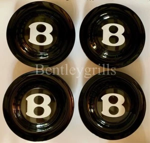 Bentley Wheel Caps Self Levelling, Floating B Caps Badges 163mm 4pc Set - Picture 1 of 8