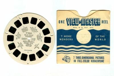 Carrete vintage SAWYER View-Master SP-9049 ¡Blue Ridge Parkway Carolina del Norte y Virginia! Foto 1 de 2
