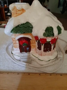 Vintage Christmas Holiday Lighted House Decor - Picture 1 of 6