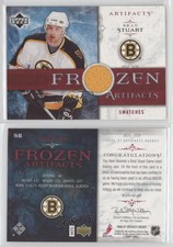 2006-07 Upper Deck Artifacts Frozen Swatches Red /100 Brad Stuart #FA-BS