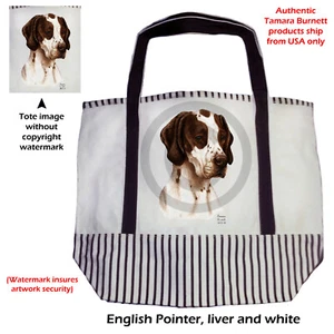 Canvas Tote - Liver and White Pointer - Picture 1 of 1