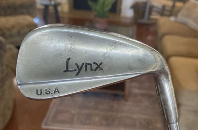 LYNX GOLF Stainless Steel 8-IRON⛳Vintage RH LYNX STEEL SHAFT Stiff Flex 37.5" - Image 1 of 4