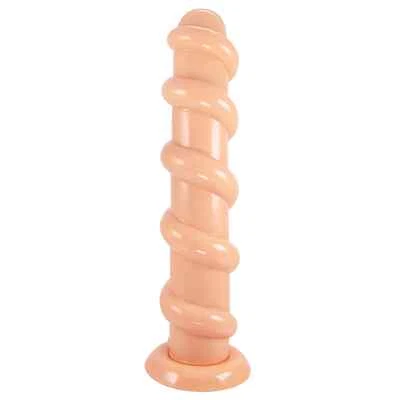 Oversized Anal Plug Dildo with Suction Cup Anus Vagina Soft Penis Anal Dilator - Image 1 of 4