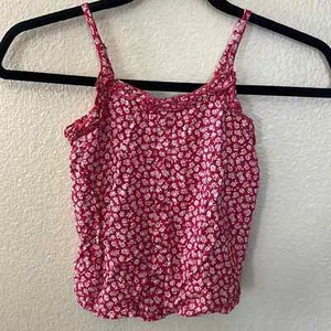 Abercrombie Kids red floral tank top Size 5/6 - Picture 1 of 8