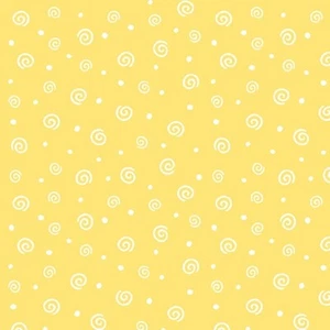 Feline Drive Fabric TWINKLE FLANNEL Soft Swirls Yellow Fat Quarter (18"x22") FQ - Picture 1 of 5